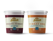 Load image into Gallery viewer, Frozen Jaindl Turkey BBQ - Two 5 lb containers