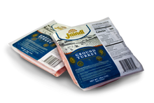 Load image into Gallery viewer, Frozen Jaindl Premium Ground Turkey - 6 lbs